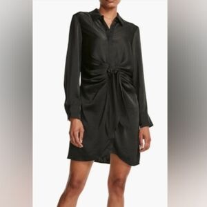 Steve Madden Black Long Sleeve Dress